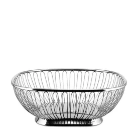 Alessi 845 square wire basket in steel