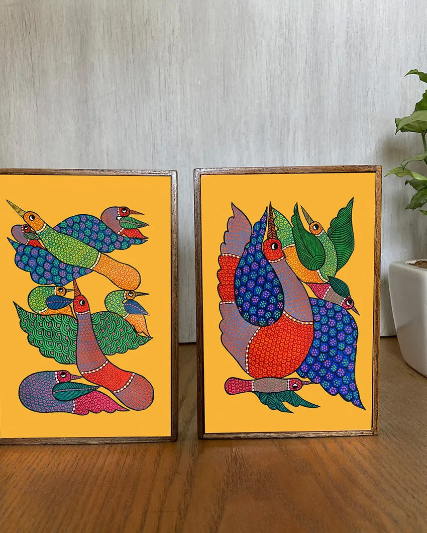 Art of The Bird Book Holders | 2 Pieces