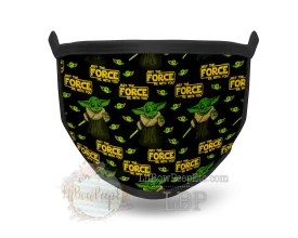 Baby Yoda Force Printed Mask