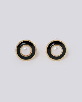 Barbara Stud Pearl Earrings