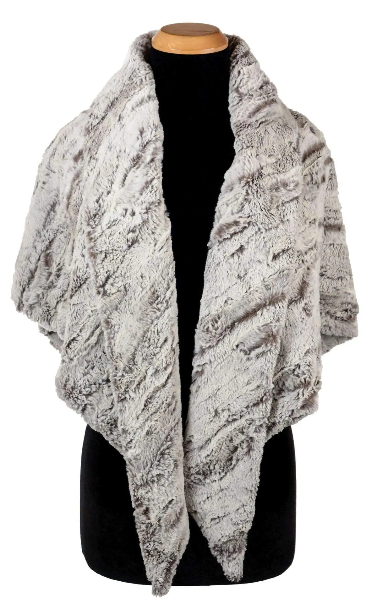 Bermuda Scarf - Luxury Faux Fur in Khaki (Only One Left!)