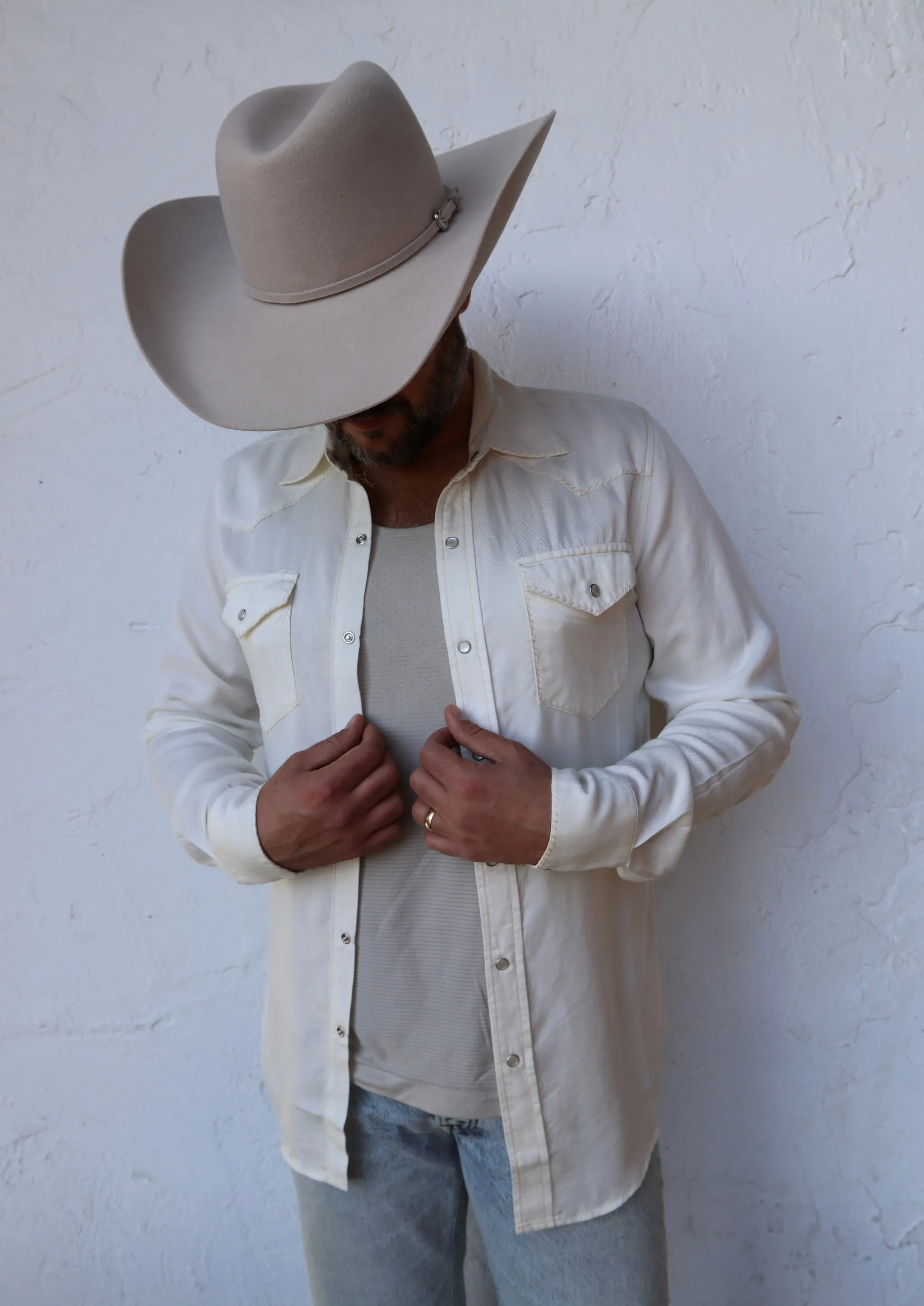 Brooklyn Men's Shirt Off-White