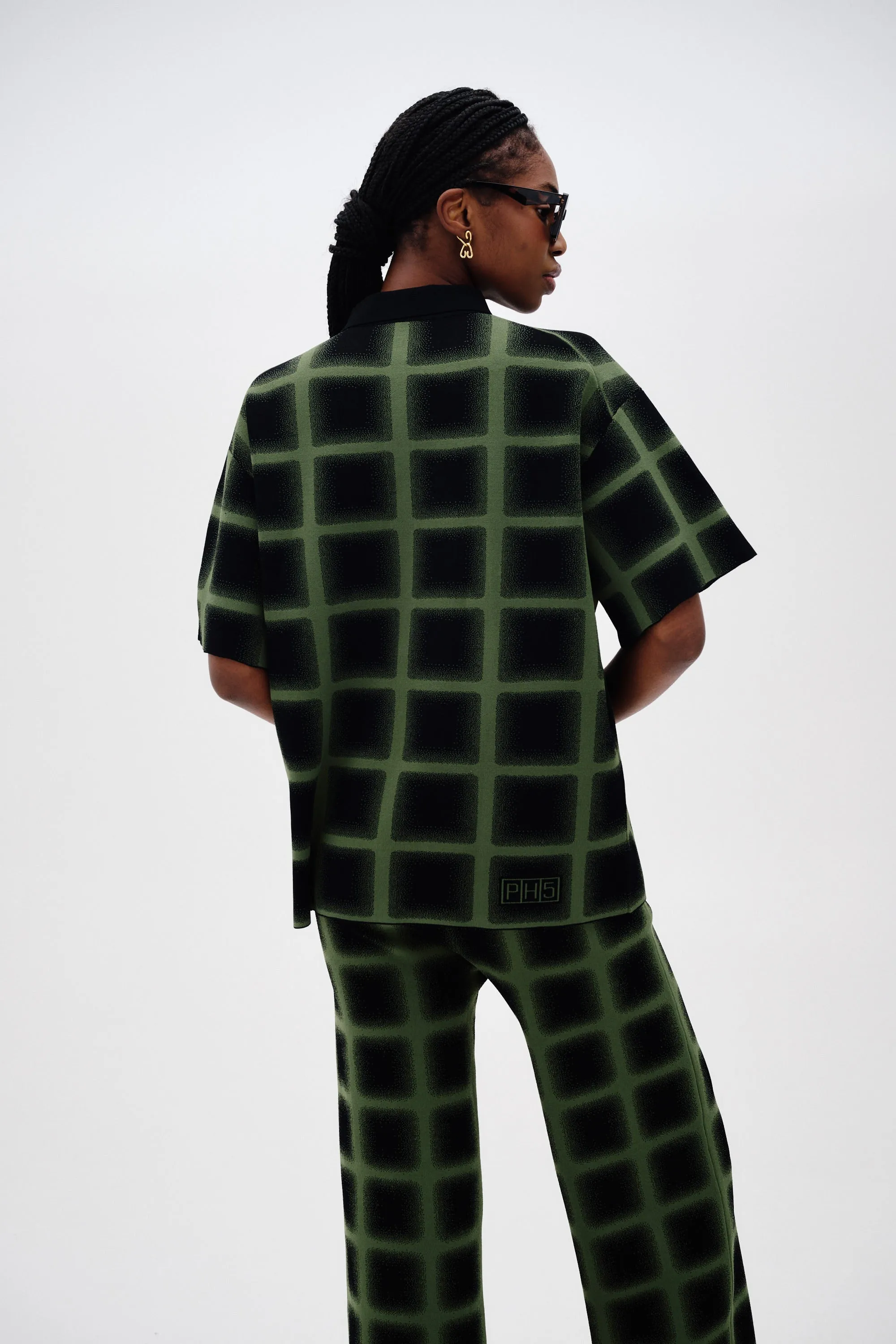 CAMELLIA OVERSIZED PLAID SHIRT