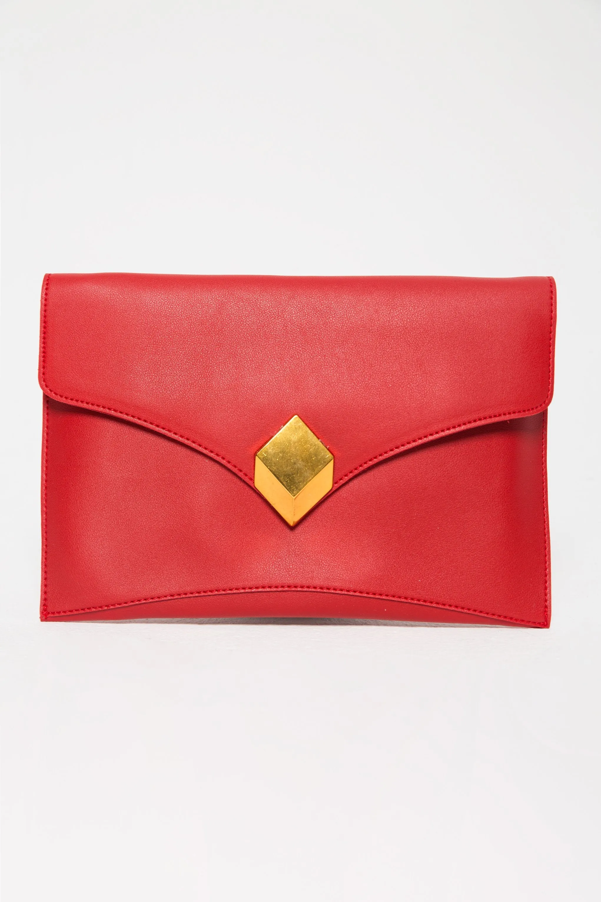 Candy Red Statement Wristlet Bag