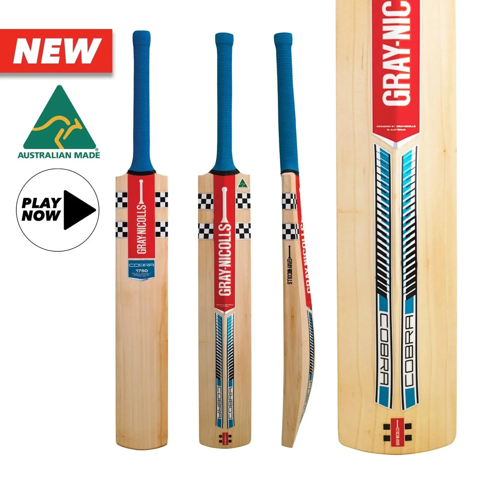 Gray Nicolls Cobra 1750 Adult Play Now Cricket Bat