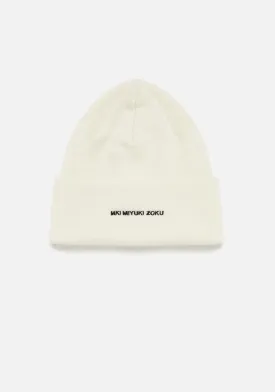 MKI EMBROIDERED MERINO BEANIE