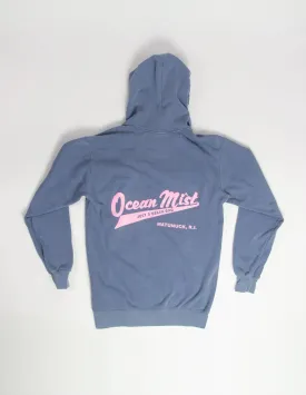 OG Logo Hoodie -  BLUE GRAY/PINK