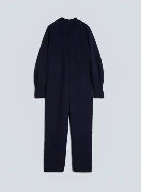 RTW jumpsuit soft wool | navy