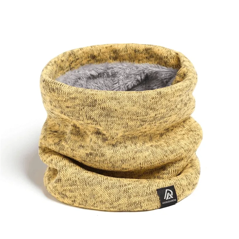 Unisex Fleece-Lined Knitted Neck Warmer - SF2013